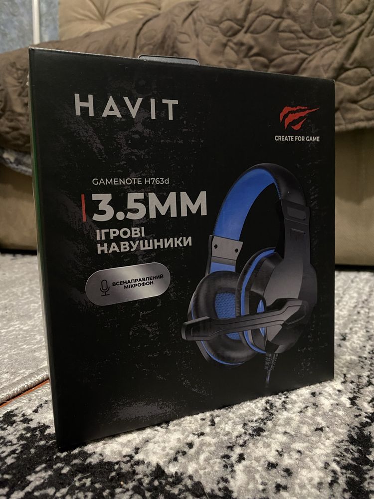 Ігрові навушники Havid h763d