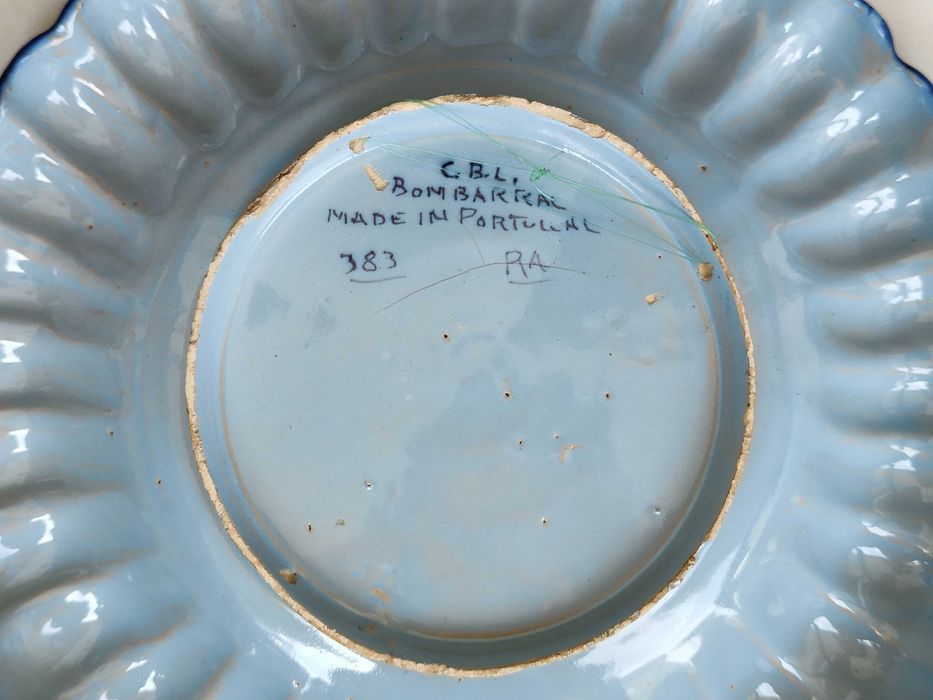 Pratão | Cerâmica Bombarralense Lda (C.B.L.) | Género Faiança Alcobaça