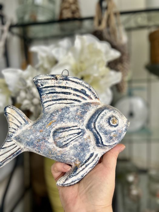 Прованс панно керамика Рыба,фигурка рыба керамика ,