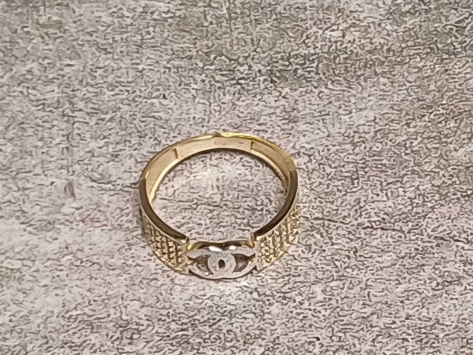 Piękny złoty pierścionek P585 rozmiar 16"