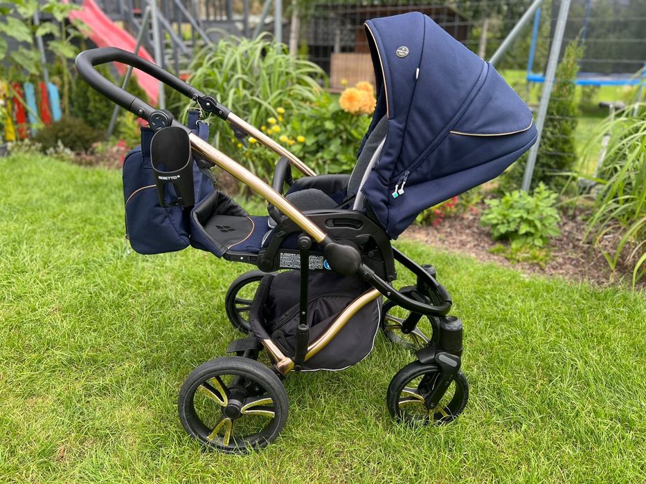 Wózek Bebetto Bresso Premium + fotelik cybex z bazą isofix