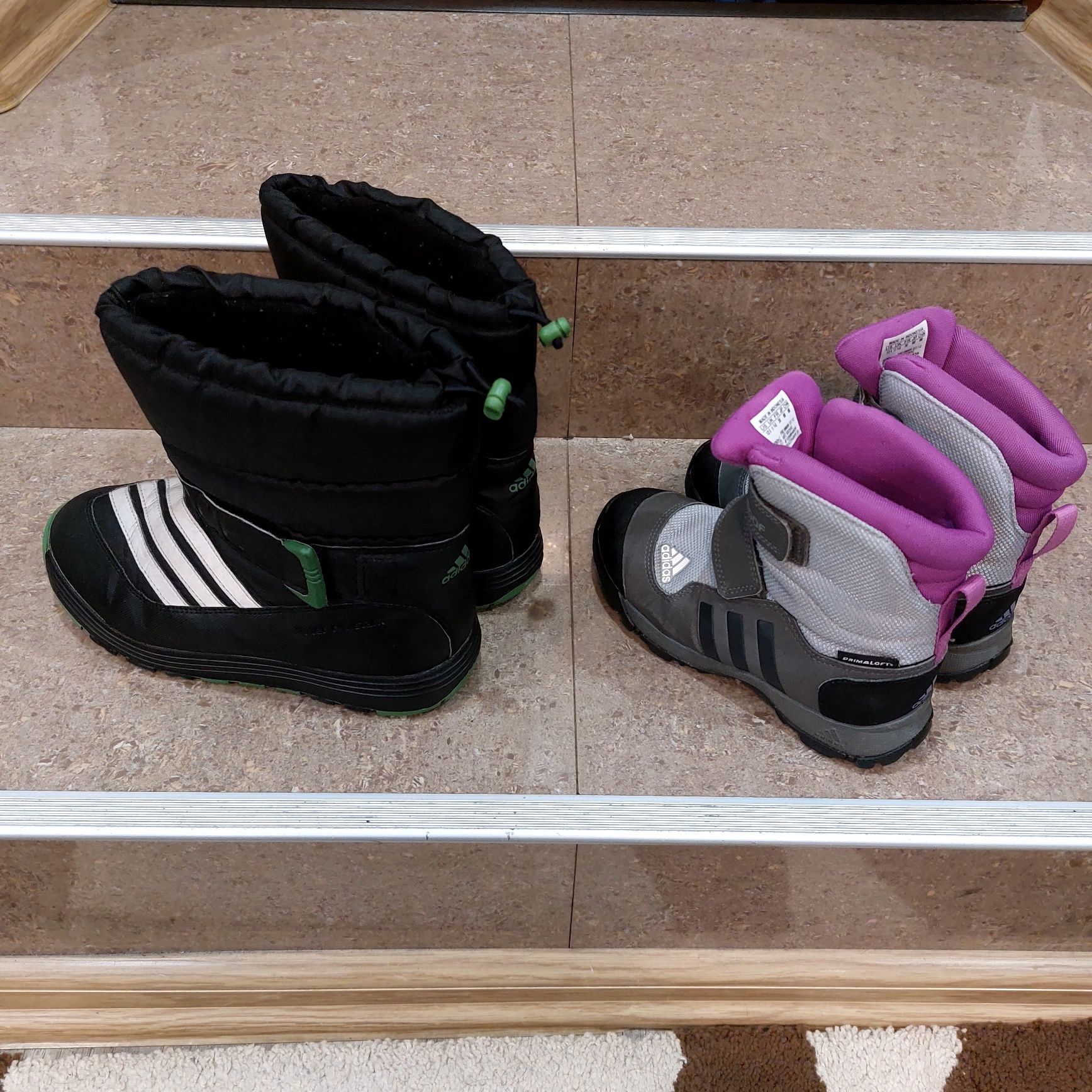 Зимние сапожки ботинки дутики лыжники adidas