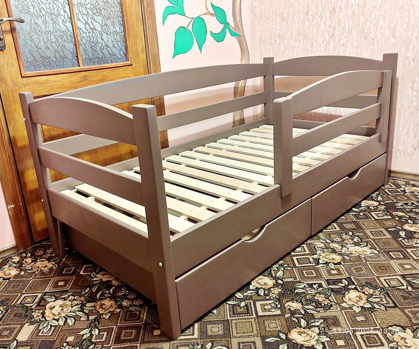 Дитяче ліжко 160х80. Масив вільхи. Детская кроватка.