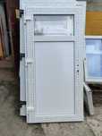 Drzwi pcv 90 x 190 lub 90 x 180  białe dwustronna klamka z progiem  no