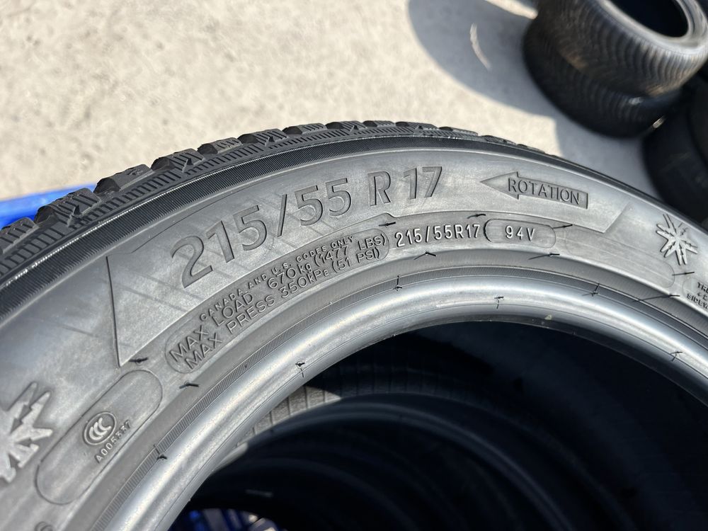 215/55 r17 Michelin Alpin 5 AO Резина зимняя 23 г Germany