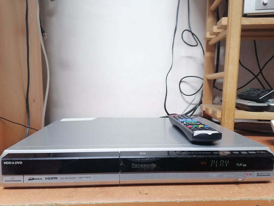 Nagrywarka Panasonic DMR-EH675 HDD250GB pilot HDMI