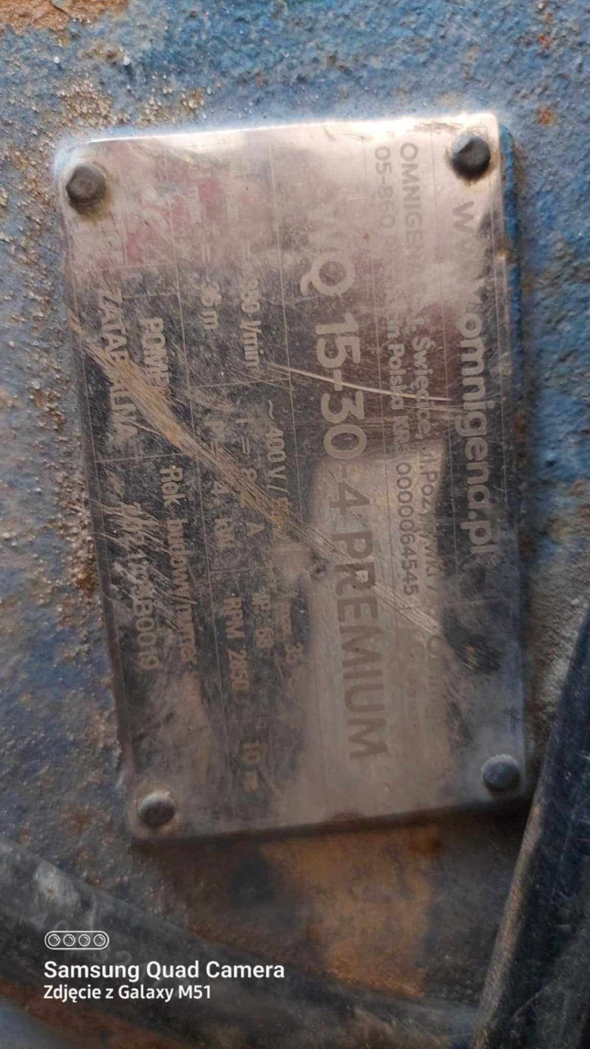 Pompa zatapialna Omnigena WQ 15-30-4 Premium 400V