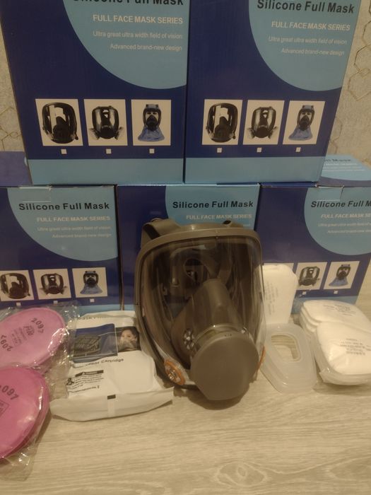Маска респіратор типу 3М повнолицева,протигаз