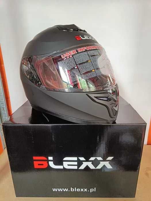 Kask Zamknięty BLENDA BLEXX czarny mat Homologacja rozmiar XXL