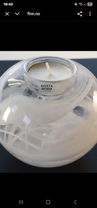 Świecznik KOSTA BODA Cool Moon.