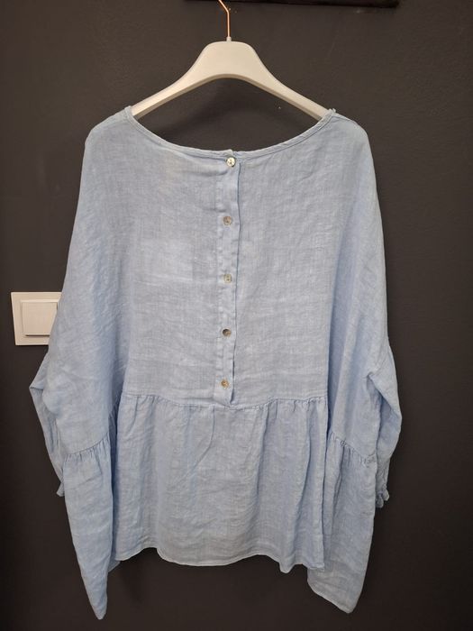 Bluzka Lniana włoska Wiya
