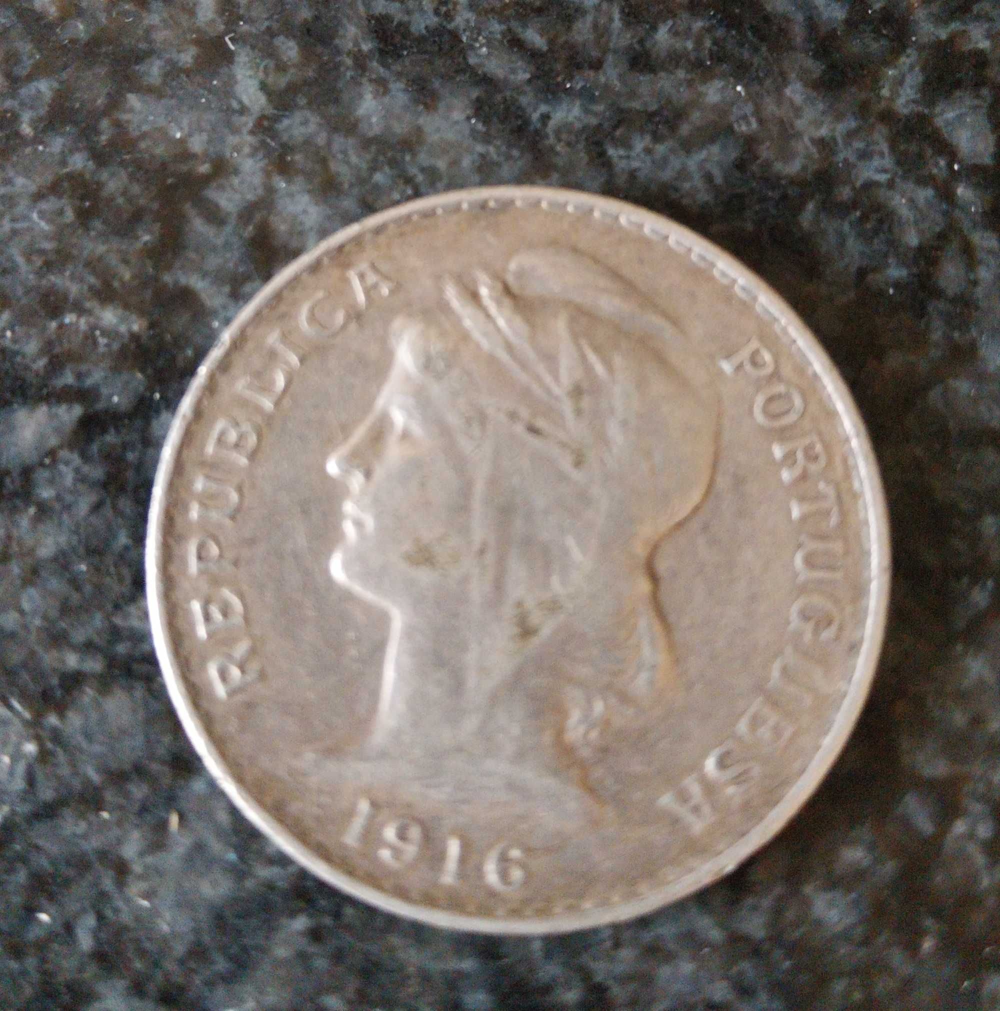 Moeda de 50 centavos de 1916