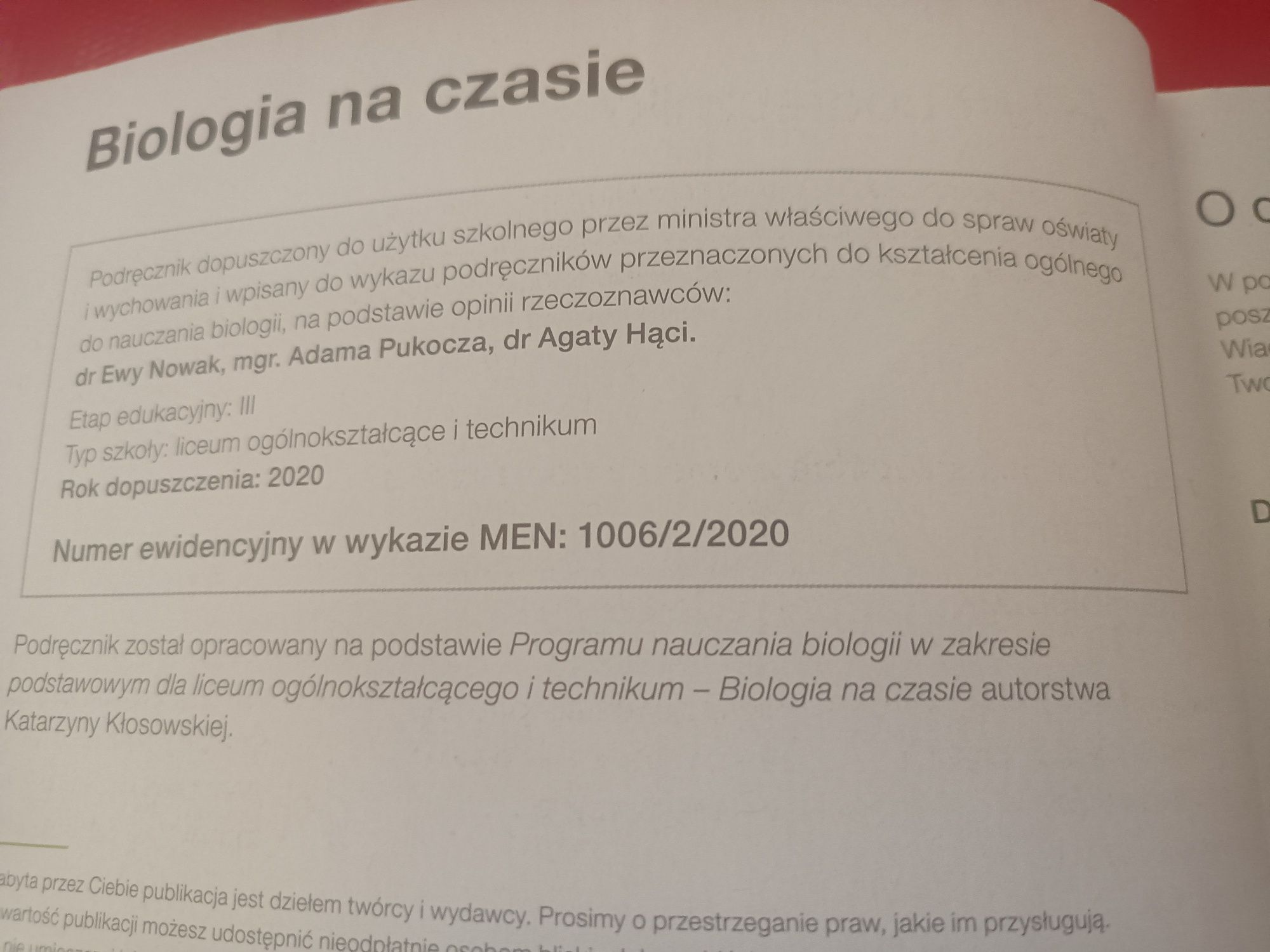 Biologia na czasie 2 zakres podstawowy + ćwiczenia