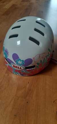 Kask rowerowy BELL white/red flowers rozmiar M