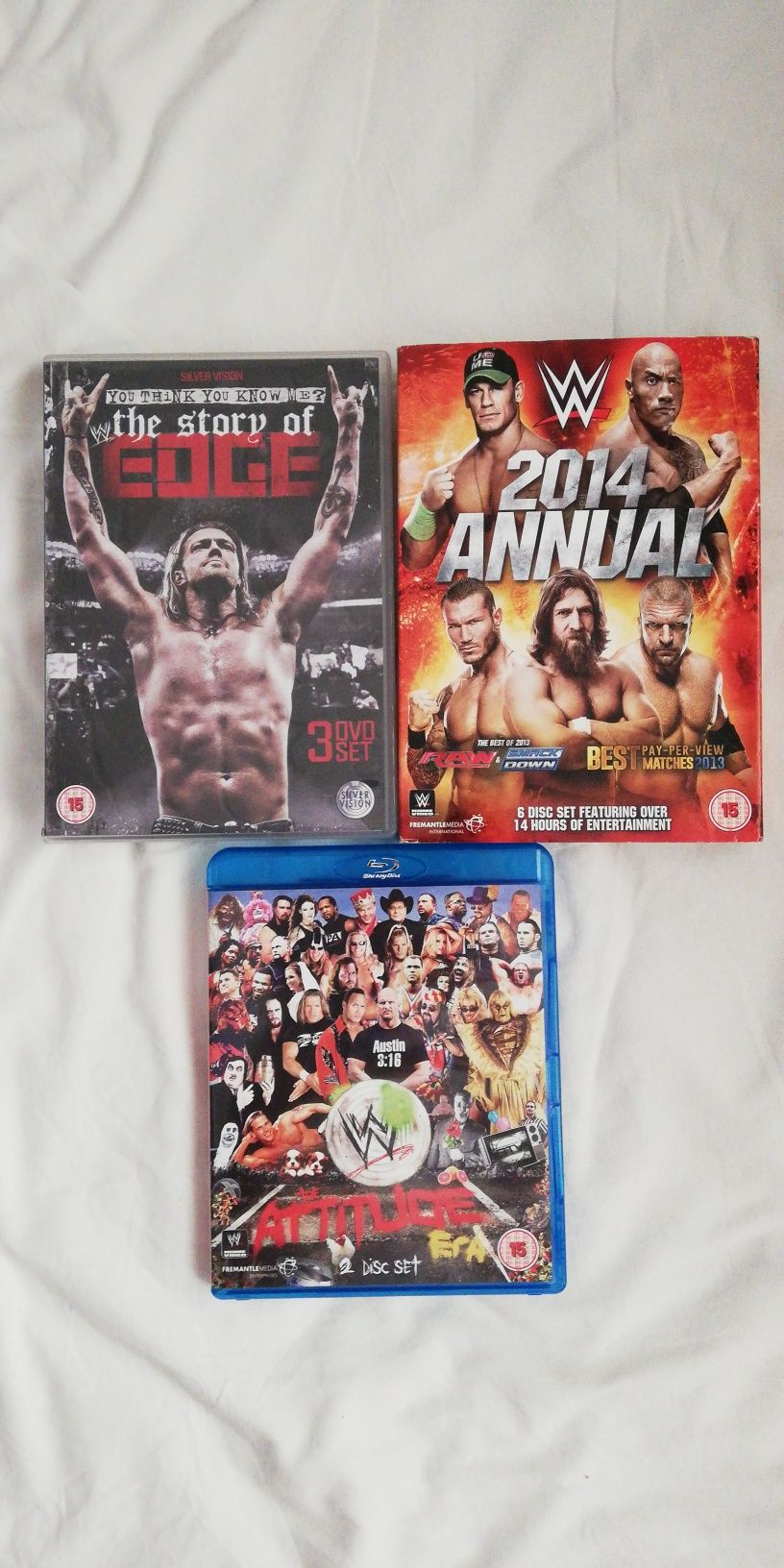 Dvds da WWE - edições especiais e de coleccionador (portes grátis)