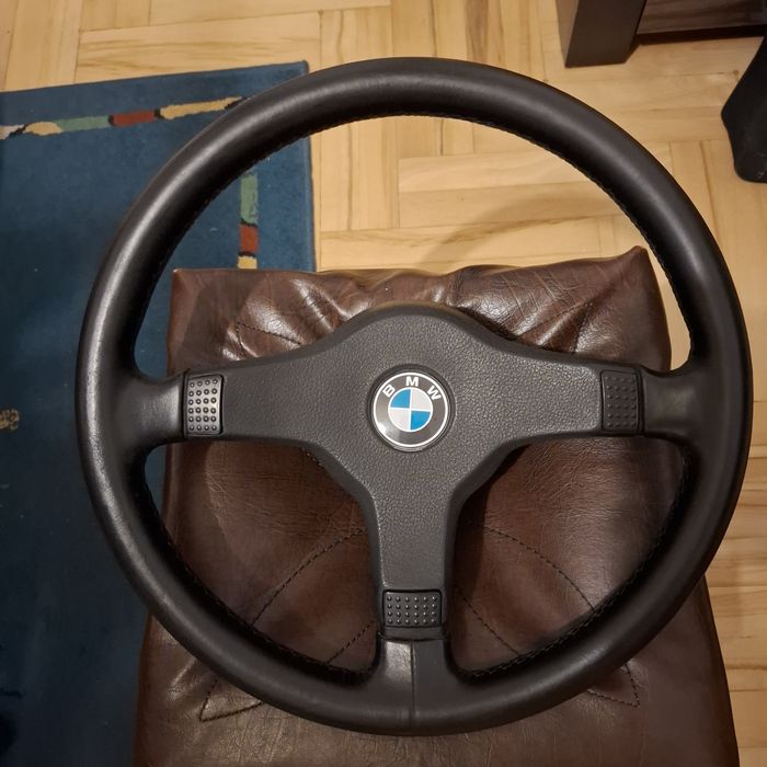 Kierownica m-technic 1 37cm mała kba70076 skóra oryginał  Bmw e30