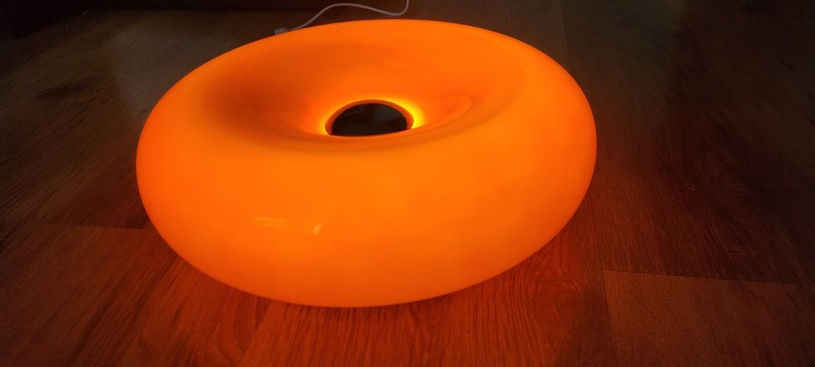 Lampa donout pomarańczowa