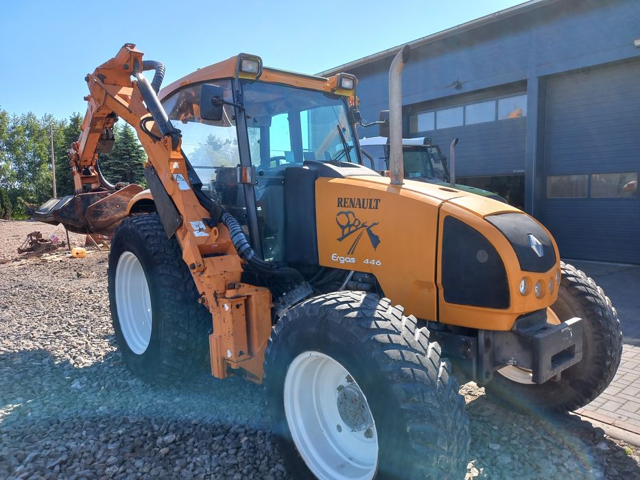 Renault ergos silnik john deere z kosiarka bijakowa mulczerem do rowow