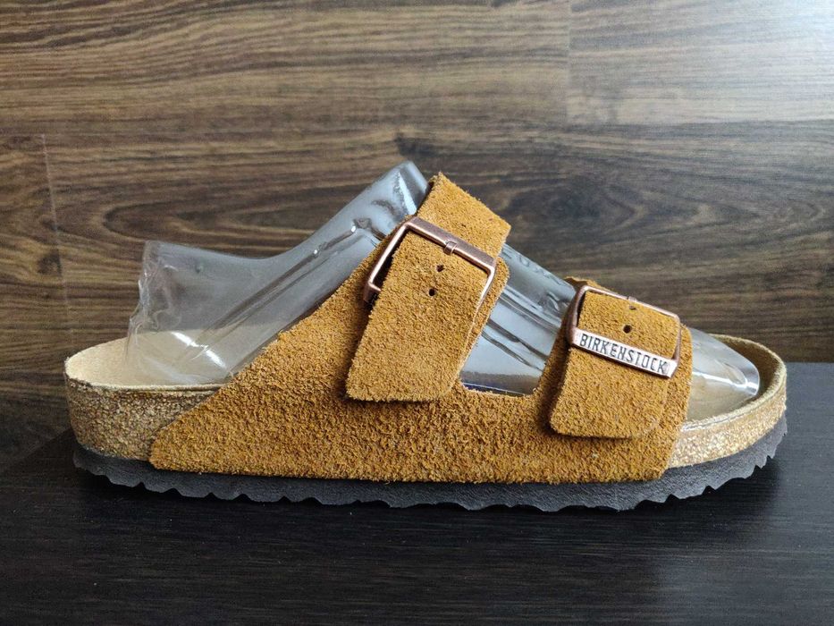 Сандалии Birkenstock Arizona Germany р. 40 стелька 26 см. замш.