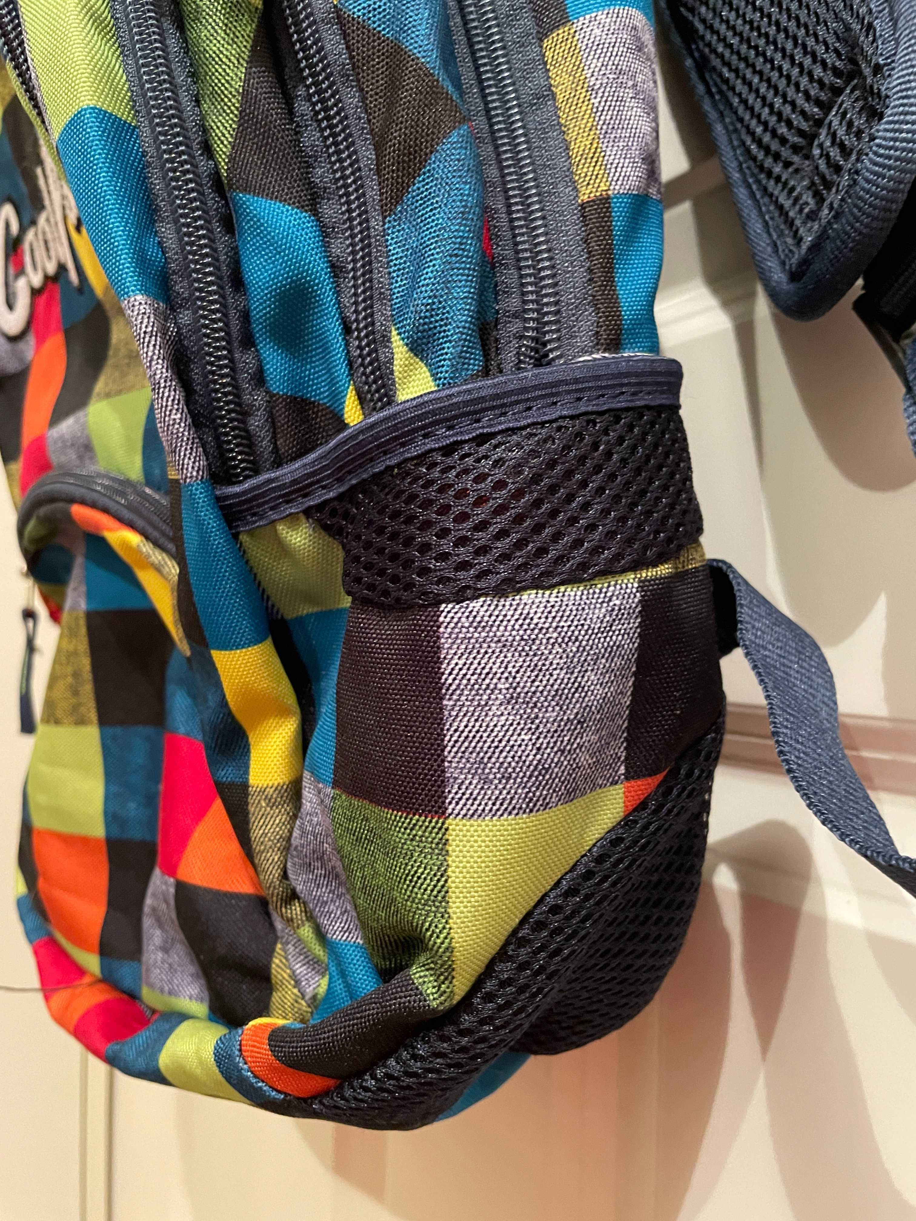 Plecak CoolPack Patio kolorowy krata, stan idealny