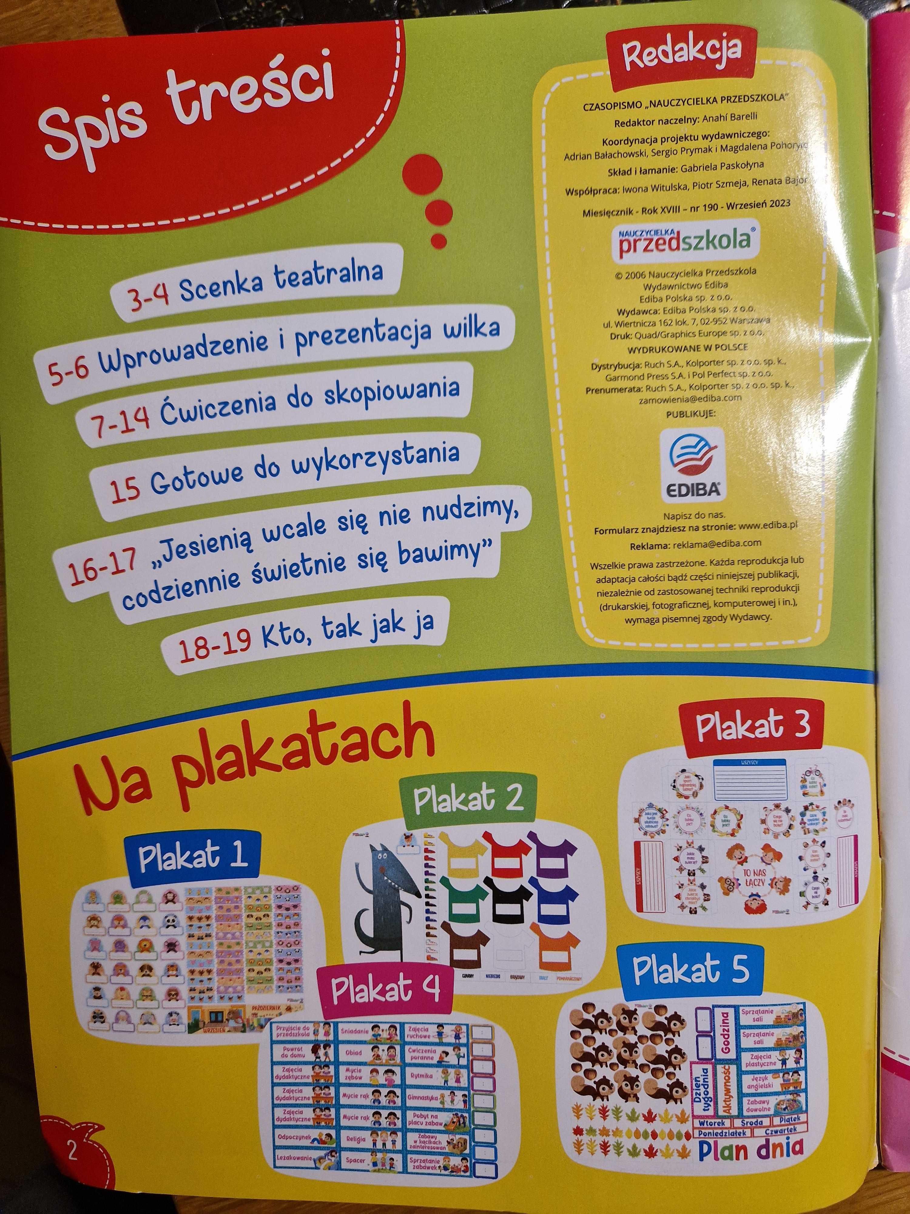 Czasopisma Nauczycielka przedszkola 2 szt