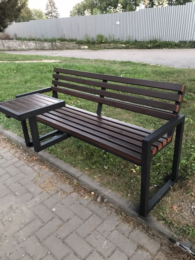 Лавка лавочка скамья лавки паркові парковые садові меблі стол стіл