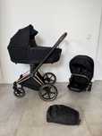 Cybex Priam 4.0 2w1 Black / Rose Gold