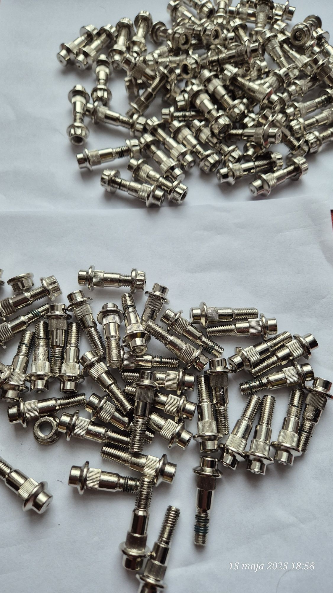 Śruby do felg BBS RC komplet 60sztuk +40 gratis M7x27 wieloklin