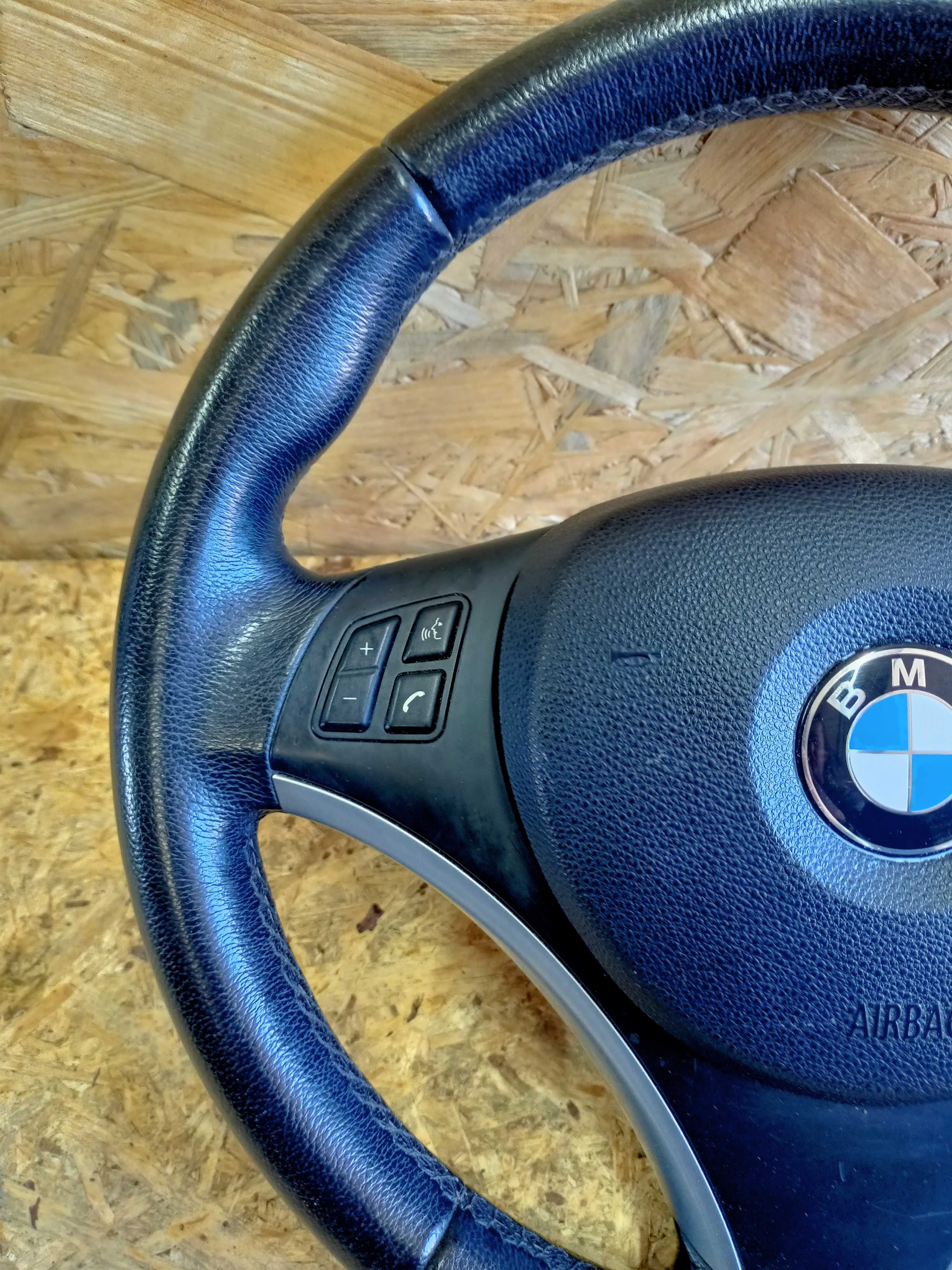 BMW Seria 1 3 E87 E90 kierownica sport chrom multifunkcyjna air bag