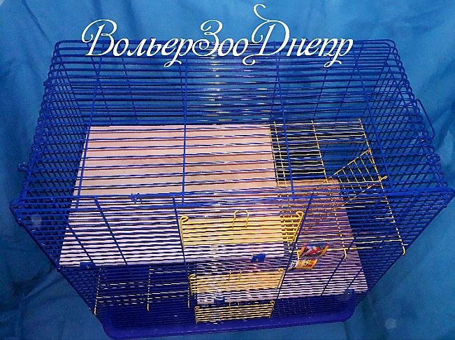 Клетка для грызунов 80х45х107 3-уровневая Шиншилла-80 краска