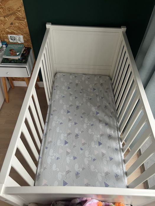 Łóżeczko dziecięce z materacem - tylko odbior osobisty