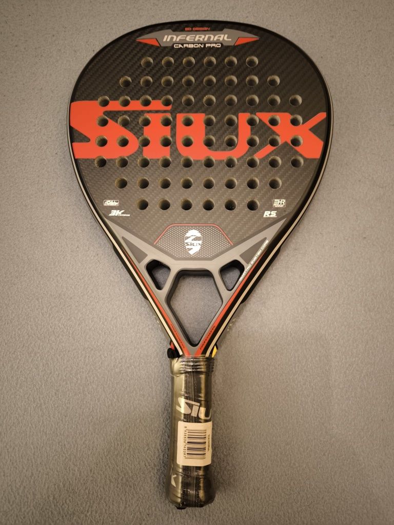 Raquetes Padel Siux - Tsunami All Black+Tsunami XTREME Carbon+Infernal