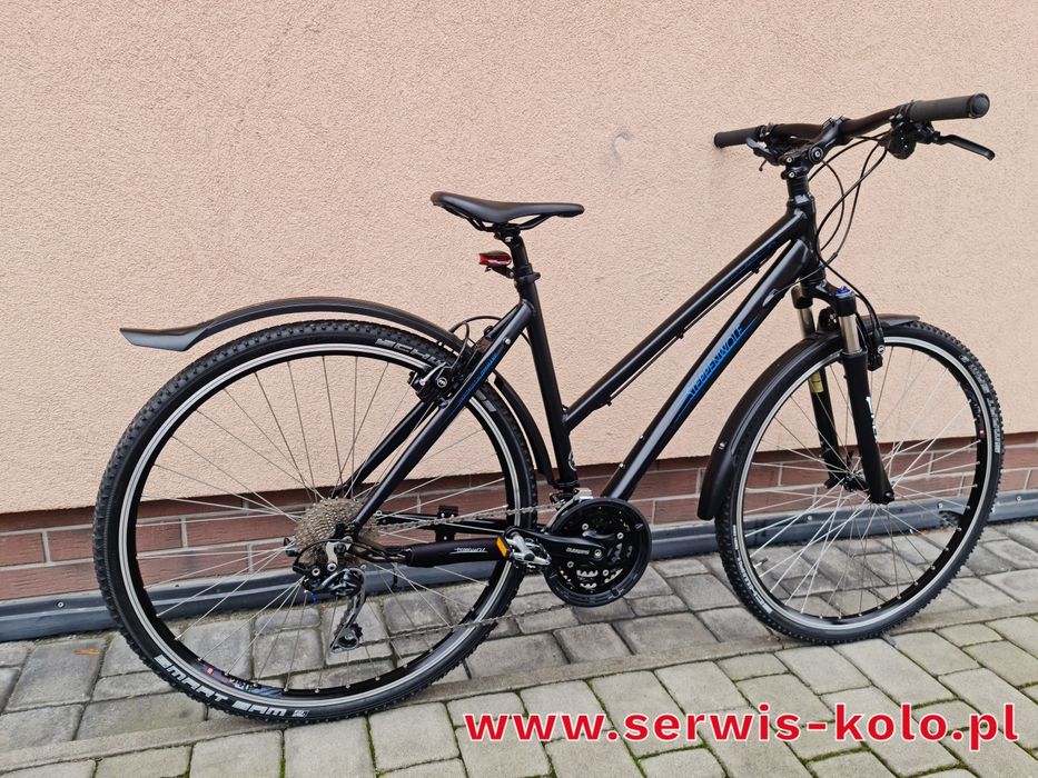 Rower damski crossowy STEPPENWOLF koła 28 SHIMANO DEORE aluminium