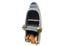 Grill betonowy węglowy do ogrodu grille Styrobud Górno