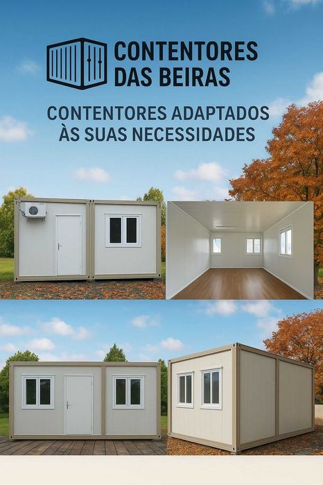 Contentores [Escritório, Wc publico) NOVOS