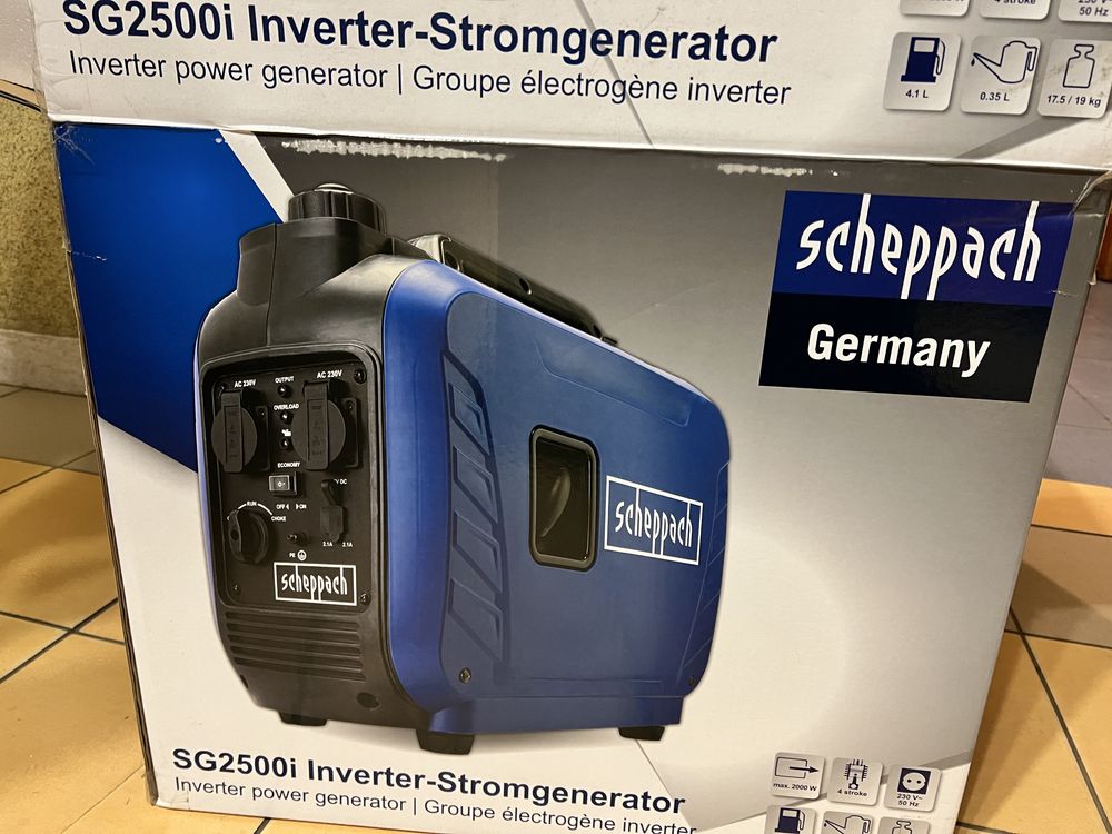 Новий генератор Scheppach sg 2500i