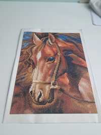 Obraz koń z koralików 46x34 cm