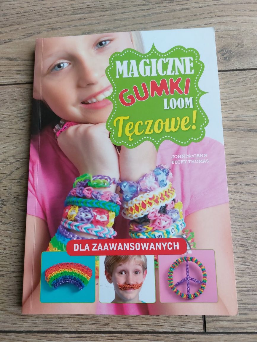 Książka ,,Magiczne gumki loom tęczowe!"