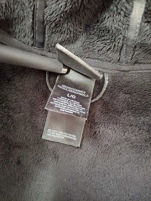 The North Face Softshell męski z kapturem podszyty futerkiem L