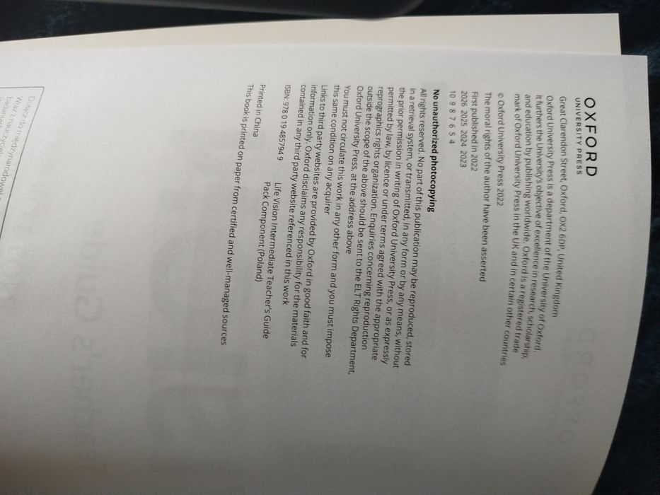 Life vision Teacher's guide with digital pack Intermediate B1