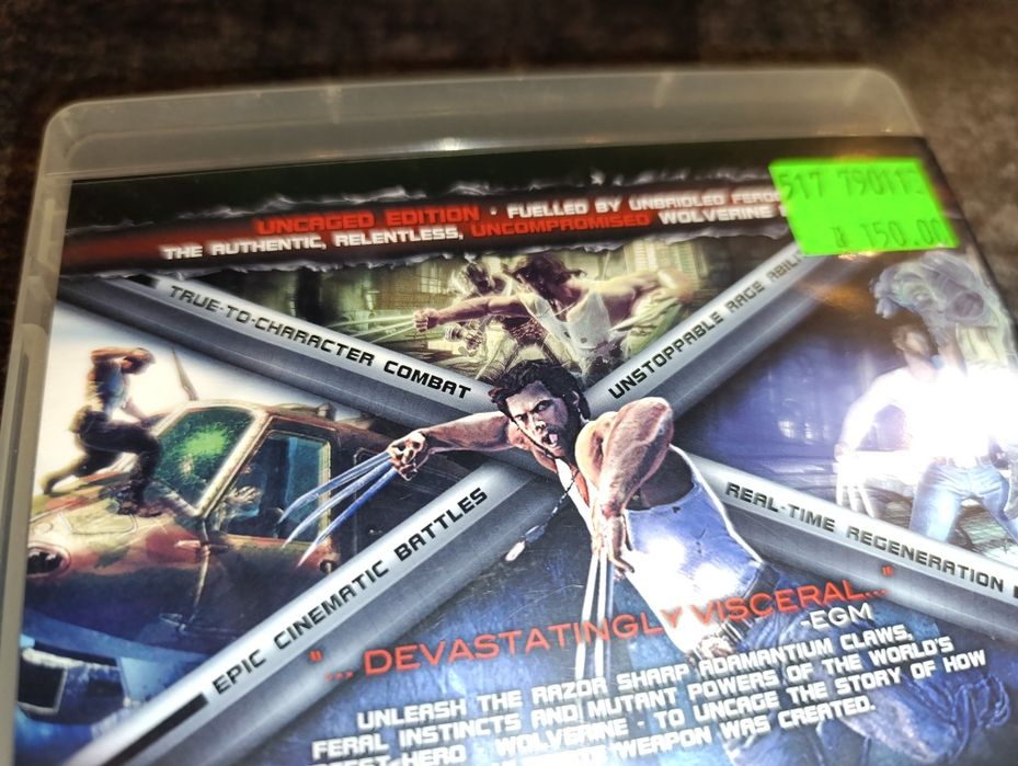 X-Men Wolverine Uncaged Edition PS3 bez rysek / sklep kioskzgrami Ursu