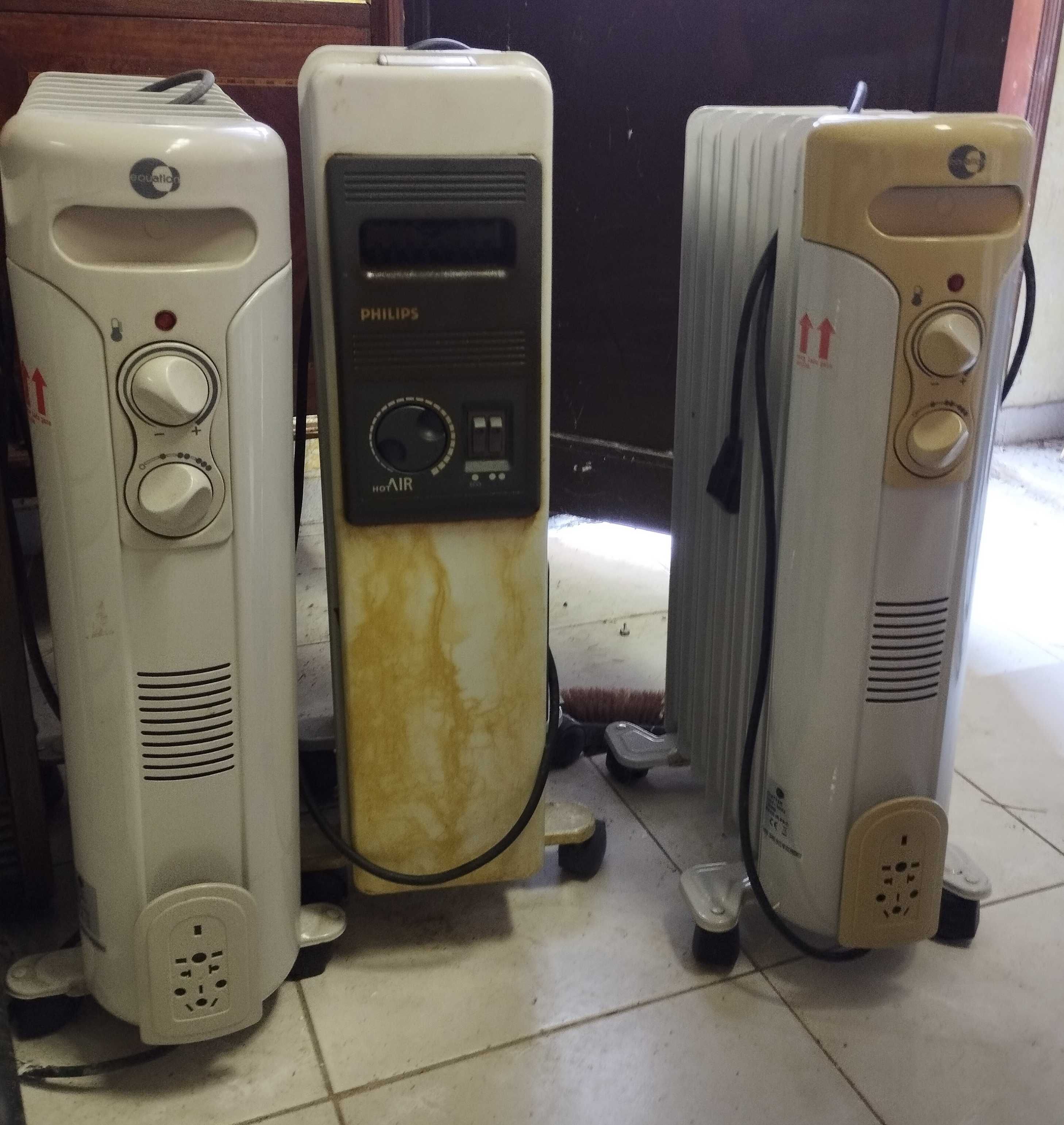 Conj 3 aquecedores