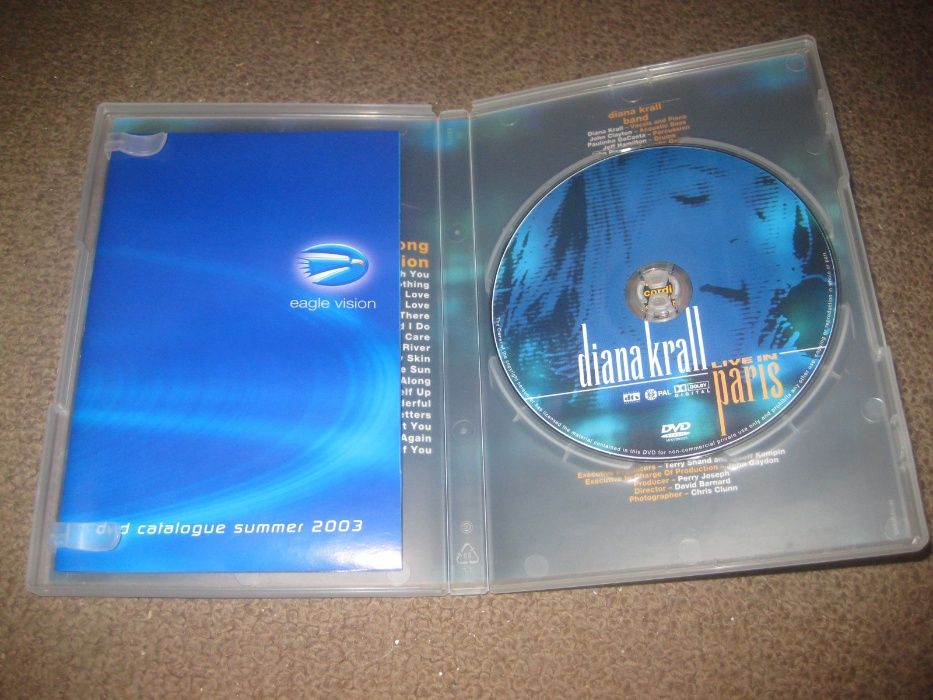 DVD da Diana Krall "Live In Paris"