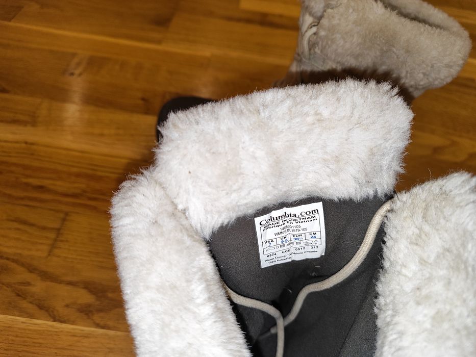 Сапоги Columbia 38.5р 24см сапожки зимние женские