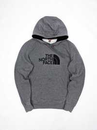 The North Face szara bluza z kapturem M logo