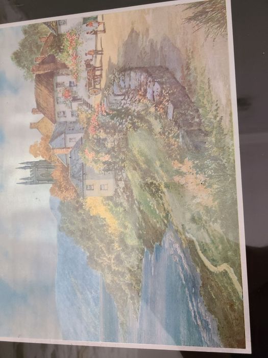 Картина в рамке из нержавеющей стали 35 х 30 см.