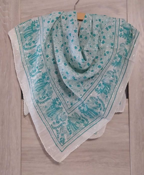 Chusta damska – KWIATY – SŁONIE