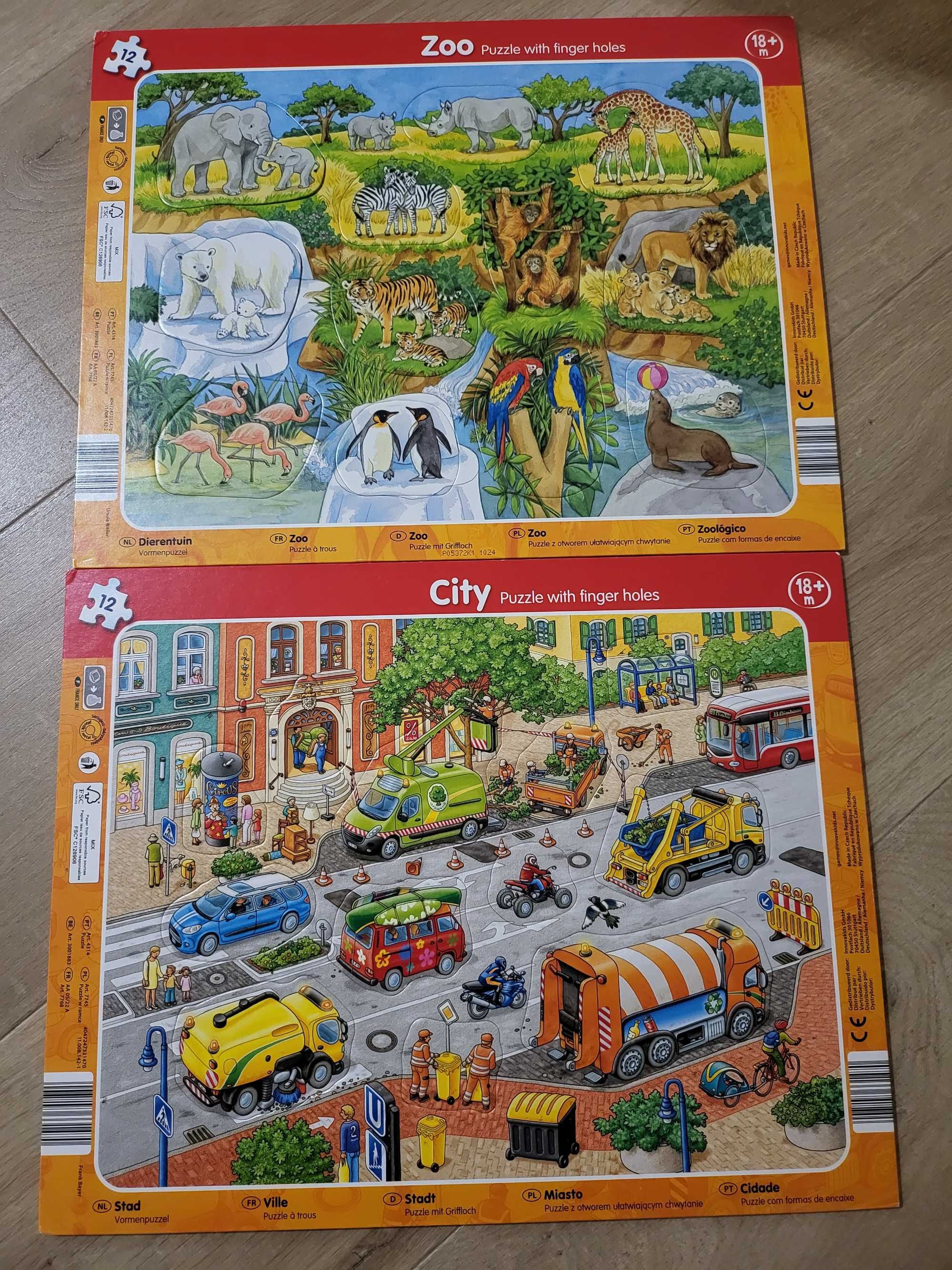 Puzzle 18+ miasto i zwierzęta