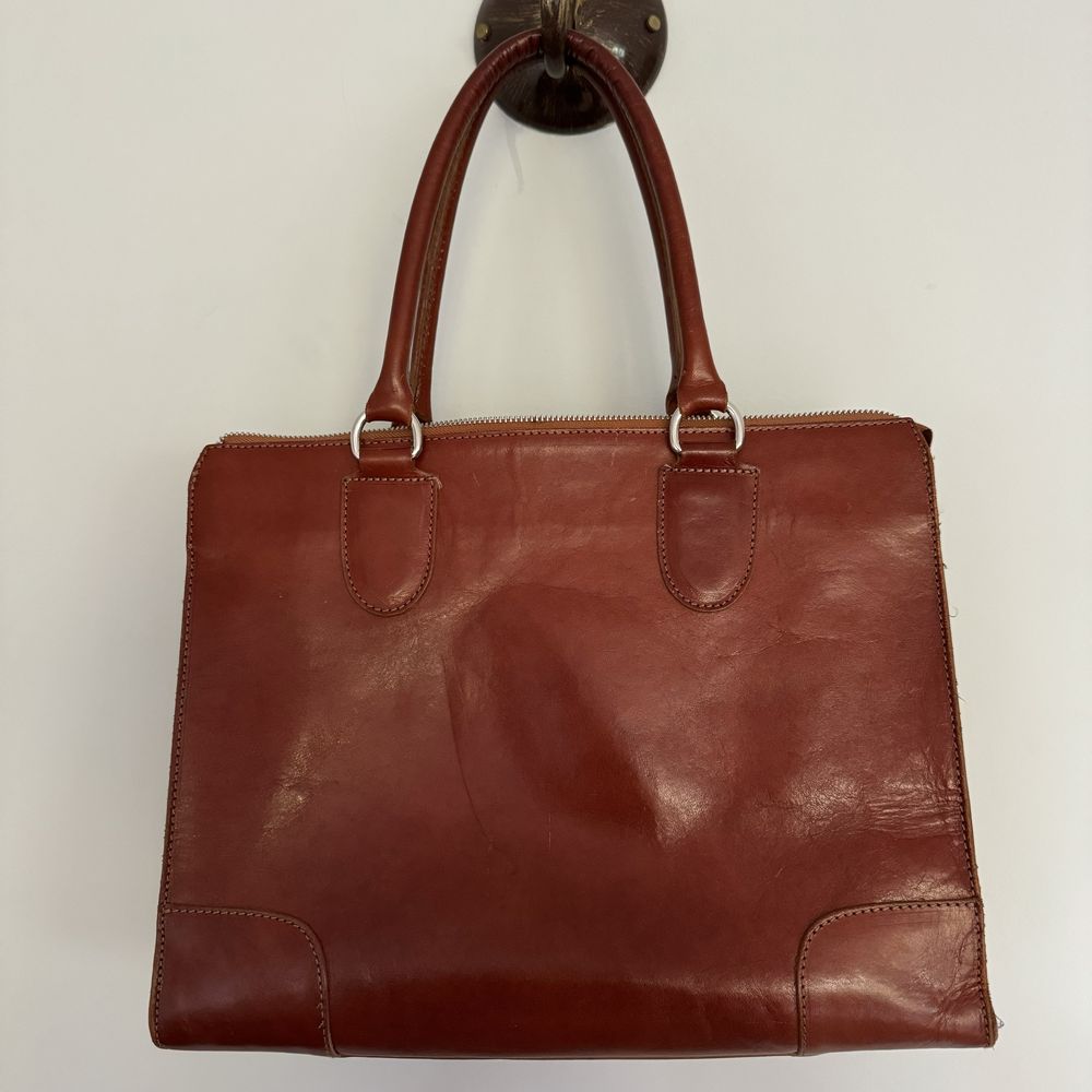 Skorzana Torba Do Ręki Handbag