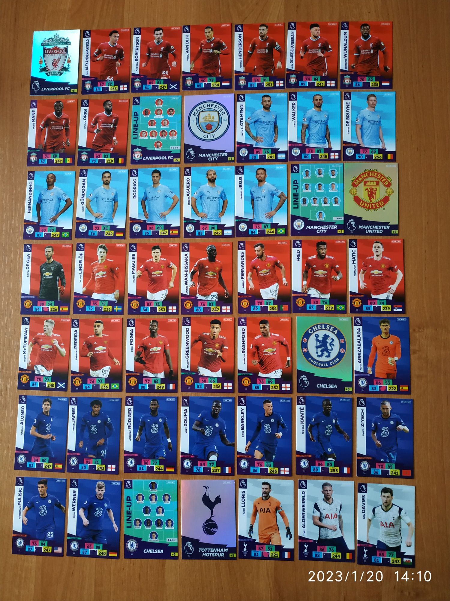 Panini Premier League Adrenalyn XL 2020/2021 - album z 315 kartami